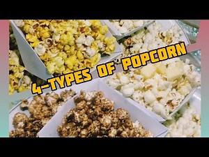 Snack time recipe || 4TYPES OF POPCORN RECIPE|| easy and quick recipe