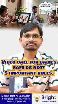 Is video call safe for baby? 5 video call rules for kids and babies, screentime safety for kids