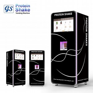 [Hot Item] GS Fully Automatic Protein Shake Vending Machine for Gym Clubs with 27-Inch Touch Screen Qr Payment Hot and Cold Beverage Vending Machine