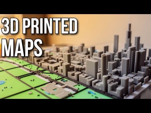 Make Your Own Custom 3D-Printed Maps!