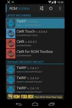Instalar cualquier recovery android super facil, (clockworkmod) (twrp) por medio de ROM Installer