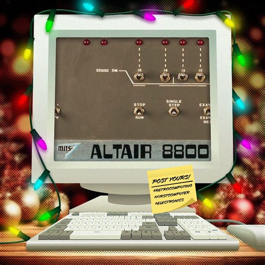 Day 7: Retrocomputing Advent Calendar – Altair 8800 #retrocomputing #firstcomputer #electronics