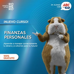 ¿Quieres ahorrar, pero no sabes cómo empezar? ¡Inscríbete a este curso 100% gratuito! Y aprende los mejores consejos que el cuy trae para mejorar tus finanzas. | Campus Romero
