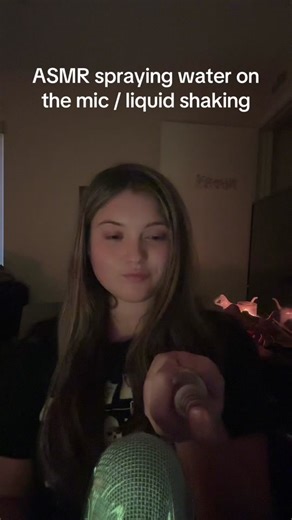 Liquid Shaking ASMR Mic Spray Video