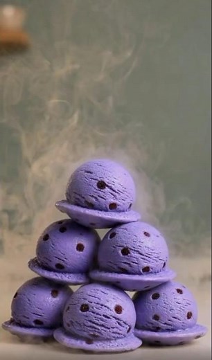 Homemade Blueberry Ice Cream 🍦🫐 Easy No Machine Recipe #blueberry #easyrecipes