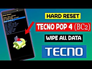 Hard Reset TECNO POP 4 | Factory reset tecno BC2 + Fix no command Tacno All Model Easy Method 2024