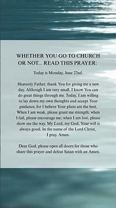 ☀️ Monday Morning Prayer 🙏 Start Your Day With God's Guidance & Strength