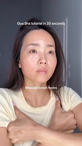 64K views · 481 reactions | Post By @skincarewithyuri ✨ Gua Sha tutorial in 20 seconds. Your body deserves care. Your mind deserves peace. That’s why we share massage & yoga tips every week in our newsletter! Comment the word ‘massage’ and we’ll send you the link to sign up for FREE ❤️ #guasha #guashatutorial #faceguasha #facemassage #lymphaticmassage #selfcare #lymphaticdrainage | Yoga Daily Practice | Facebook