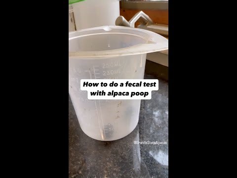 alpaca fecal testing: a 90-second tutorial