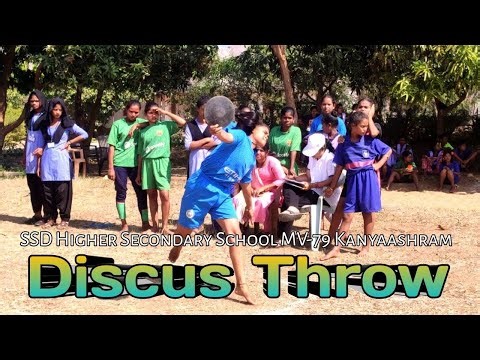 Epic Discus Throw Challenge | +2 Senior Girls Shine at SSD Higher Secondary School MV-79