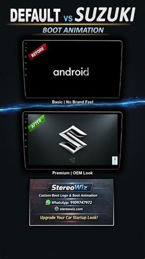 Default Boot Logo ❌ | Suzuki OEM Boot Animation ✅ Suzuki Android Stereo Boot Animation 🔥