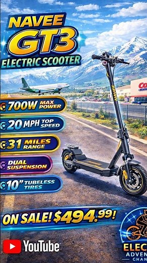 NAVEE GT3 Electric Scooter Adventure #electricadventurechannel #navee