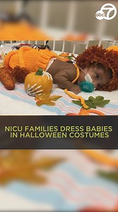 20K views · 726 reactions | Families of NICU babies across Illinois and Wisconsin are being encouraged to dress up their tiny newborns in special costumes for their first Halloween, hoping to add some fun for them during what can be an emotional time. 梁殺♥️ | ABC7 | Facebook