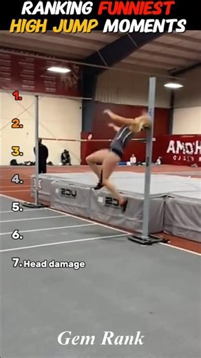 Ranking Funniest High jump Moment 🤣 #ranking #shorts