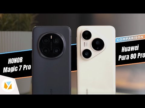 HUAWEI Pura 80 Pro vs HONOR Magic7 Pro Camera Comparison