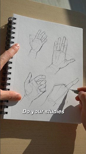 HAND DRAWING MINI TUTORIAL!! #art #drawing #arttutorial