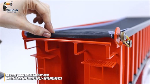 This is a 1/14 scale three-axle hydraulic dump semi-trailer, and it's extremely popular. 😀😀😀 👇Wondering why so many people love it?👇#rc #toucanhobby #scalemodel #rccar #rccars #rctruck #rchobby #trailer #rcmodel #model | Toucanhobby