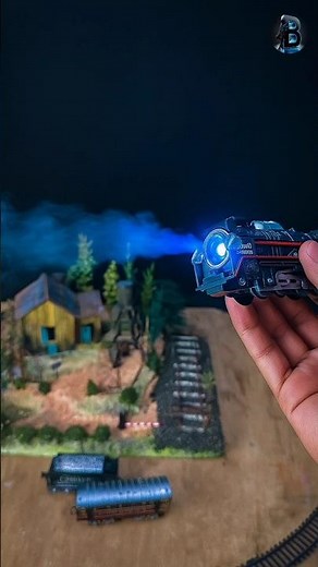🔥 “Realistic Model Train Smoke Effect | Miniature Train Setup Cinematic Shots”