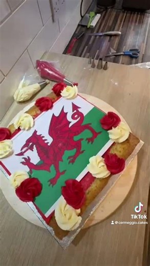 St David’s day cake - speed decorating