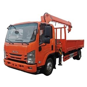 [Hot Item] 4-Ton Hydraulic Truck Crane with 4X2 Carrier Featuring Boom Angle Indicator and Alarm System