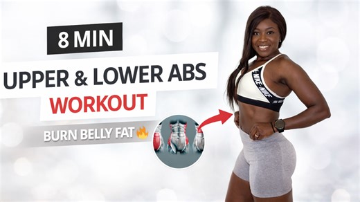 Get a flat belly, no equipment, just upper and lower abs exercises