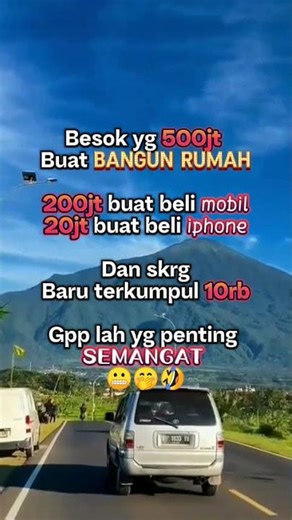 Besok yang 500jt buat bangun rumah