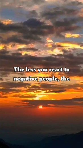 15K views · 501 reactions | The less you react to negative people  #life #reels #trendingreel #facebookviral #viralreels #viralpost2025 #viralpost | Life Lessons | Facebook