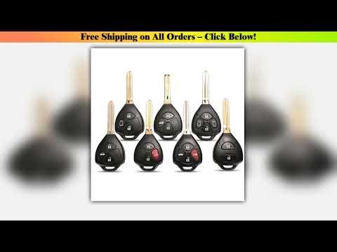 jingyuqin TOY43TOY47 234Buttons Remote Key Shell For Toyota Camry Avalon Corolla Matrix RAV4 Venza