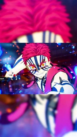 Akaza Infinity Castle AWAKENED ULTIMATE BLOOD DEMON ART #shorts #demonslayer