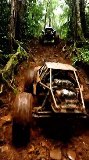 Extreme Mudding: Off-Road Buggy Conquers Jungle Trails! 🤯
