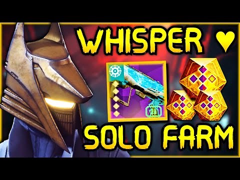 8Min Solo 'Whisper' GM Farming for T-5 Solstice Stuff ! My Warlock Build & Modifiers | Destiny 2