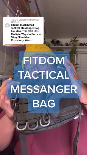 Fitton Black Small Tactical Messenger Bag Review