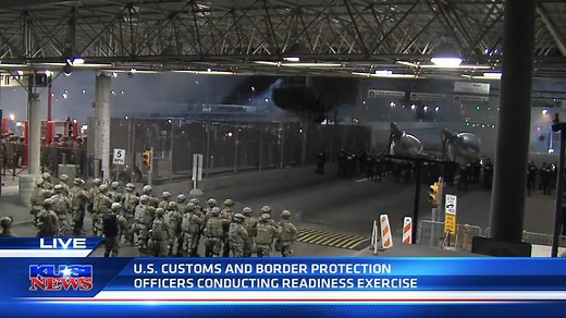 U.S. Customs and Border Protection Officers conduct readiness exercise. KUSI's John Soderman is live at the border. Full story: https://bit.ly/2UyAFOx | KUSI News
