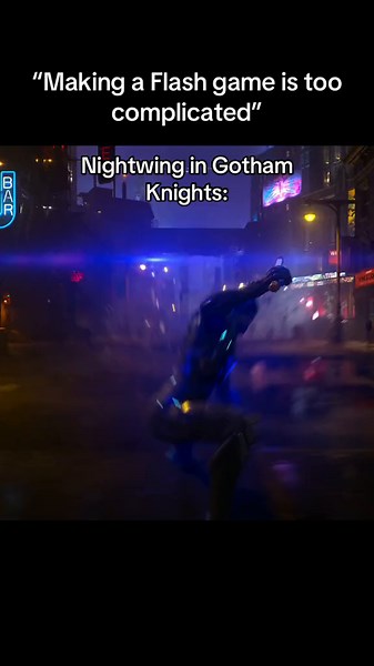 Nightwing Speed Comparison with Batcycle in Gotham Knights
