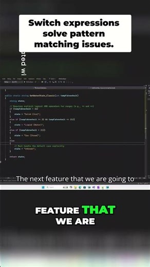C# 12 : Switch Expressions #csharp #windows #mvvm #microsoft #coding #wpf #programming #dotnet