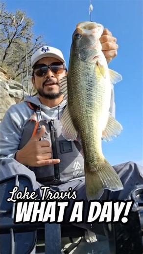 What a day on Lake Travis, Texas! #bassfishing #fishing #outdoors #kayakbassfishing