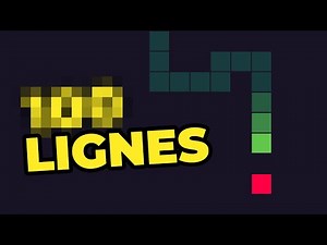 Combien de lignes pour coder Snake en pur Javascript