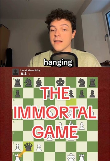 The Immortal Game: Famous Historical Chess Game Explained