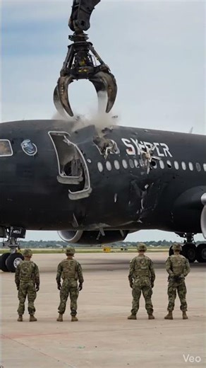 Inside the Airplane Recycling Factory 😳 #factoryprocess #howitsmade #aivideo #aviation