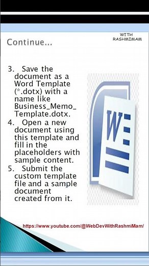 “Assignment Hacks: Templates in Word for Students & Professionals!” #reels #viral
