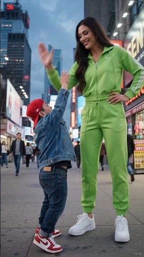 Tall Woman vs Short Man 😱😂 | Crazy Moment! #Shorts #ytshorts #tall #tallwomen