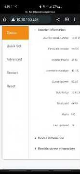 How to configure Solis Datalogger with Respective Internet connection through IP method.