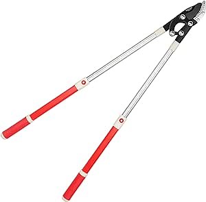 MAXPOWER Extendable Anvil Loppers Tree Trimmer with Compound Action, 28'' to 40'' Telescopic Heavy Duty Branch Cutter, 2 inch Cutting Capacity, Professional Loppers Shears For Gardening