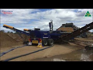 Precisionscreen SRD240x Dewaterer Mobile Sand Washing Plant
