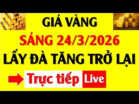 Trực tiếp Giá Vàng Sáng 24/3/2026 - Vàng 9999 SJC, Phú Quý, Bảo Tín Minh Châu, DOJI, PNJ...