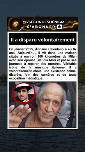 Pourquoi Adriano Celentano a disparu des médias