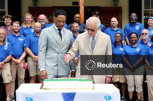 Licensable picture: Britain's King Charles visits Bermuda