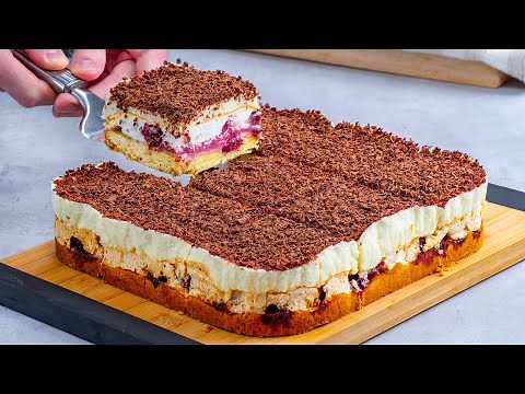 Rapid si usor, pregatesti o prajitura cu bezea si visine cum rar mai gasesti! | SavurosTV