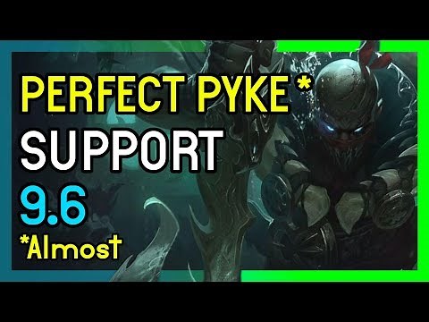 Almost PERFECT PYKE GAME - Support League of Legends 9.6