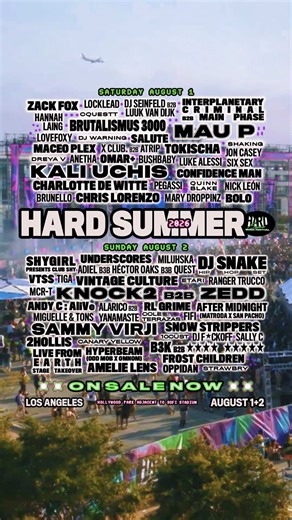 Hard Summer Music Festival at Hollywood Park